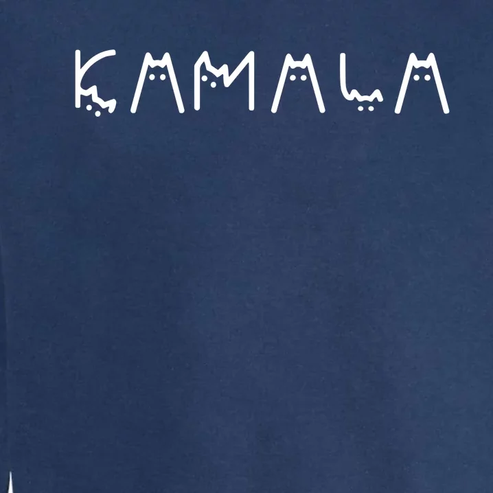 Cats For Kamala Harris 2024 Garment-Dyed Sweatshirt