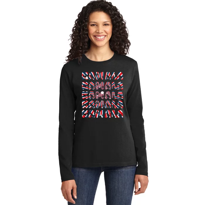 Cats For Kamala 2024 Ladies Long Sleeve Shirt