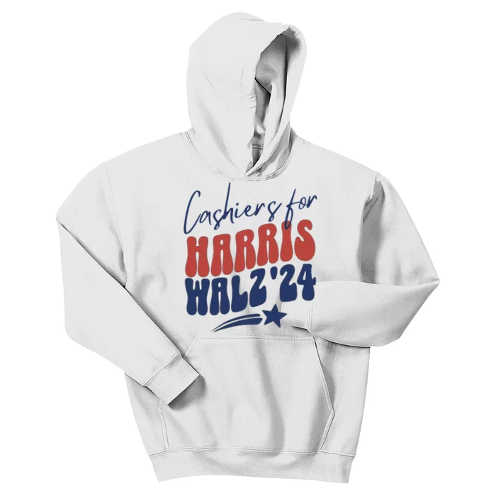 Cashiers For Kamala Harris Kids Hoodie