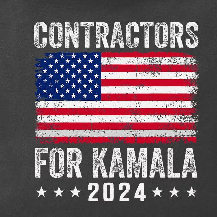 Contractors For Kamala 2024 Zip Tote Bag