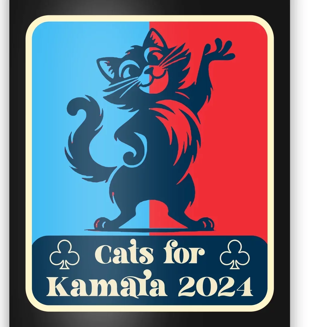 Cats For Kamala 2024 Poster