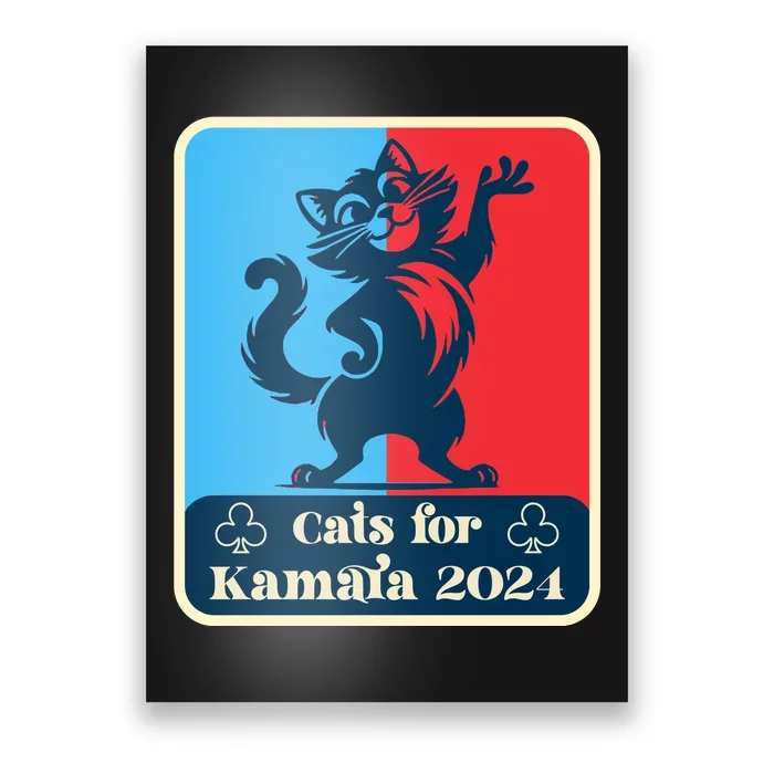 Cats For Kamala 2024 Poster