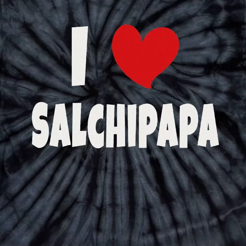 Colombian Food Lover Colombia I Love Salchipapa Tie-Dye T-Shirt