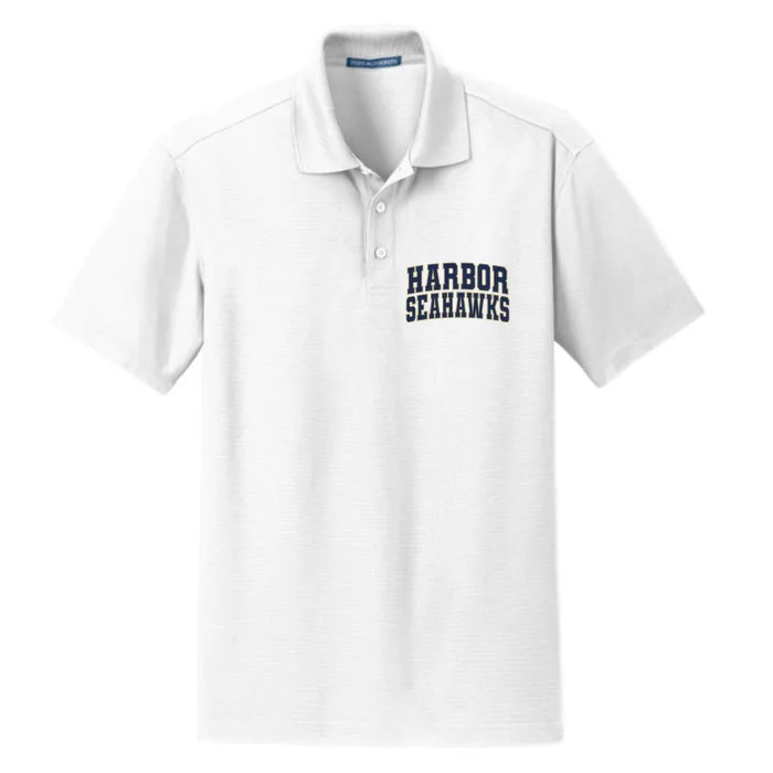 College Fever Los Angeles Harbor College Seahawks 01 Dry Zone Grid Performance Polo