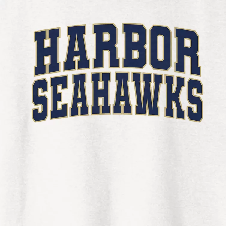 College Fever Los Angeles Harbor College Seahawks 01 Women's Crop Top Tee