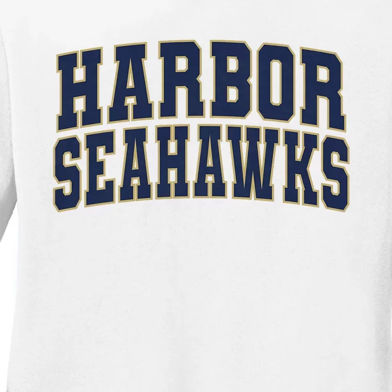 College Fever Los Angeles Harbor College Seahawks 01 Ladies Long Sleeve Shirt