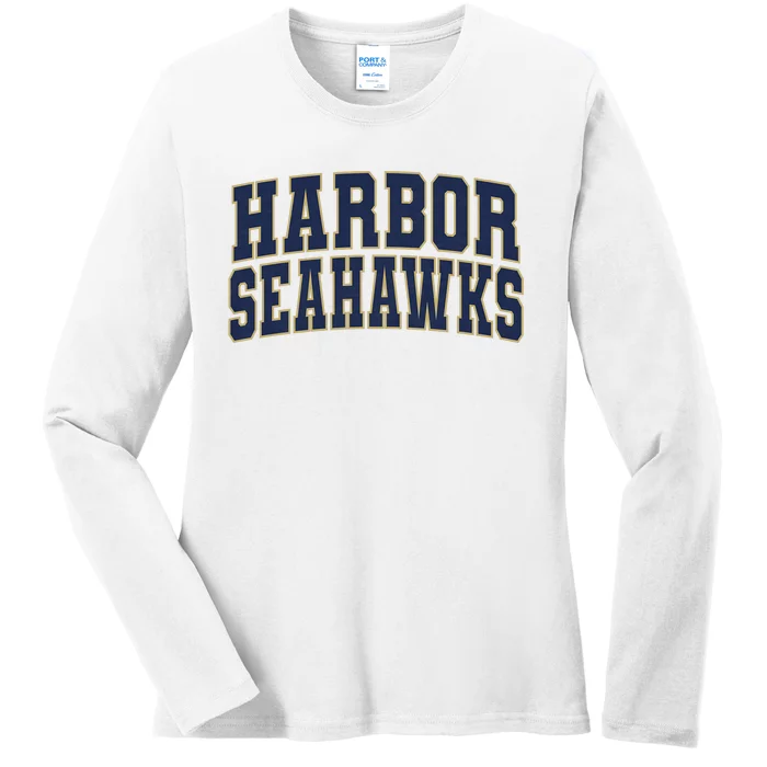 College Fever Los Angeles Harbor College Seahawks 01 Ladies Long Sleeve Shirt