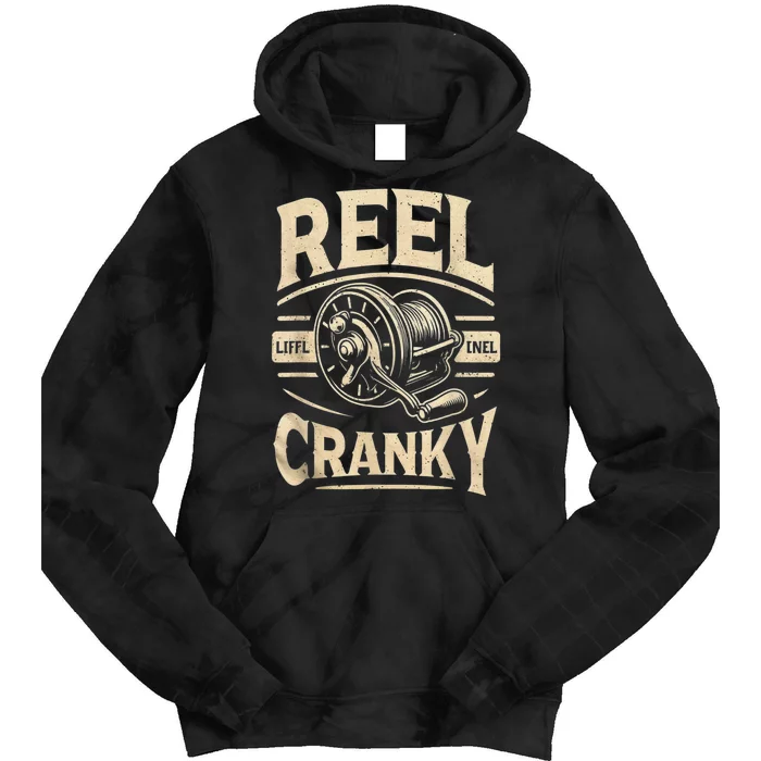 Crankbait Fishing Lure Cranky Funny Gift Ideas For Fishing Tie Dye Hoodie