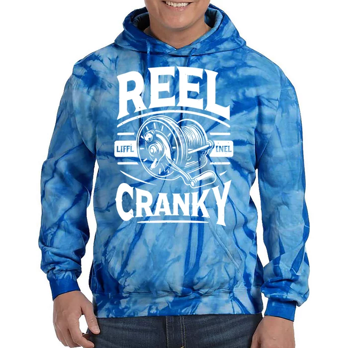 Crankbait Fishing Lure Cranky Funny Gift Ideas For Fishing Tie Dye Hoodie