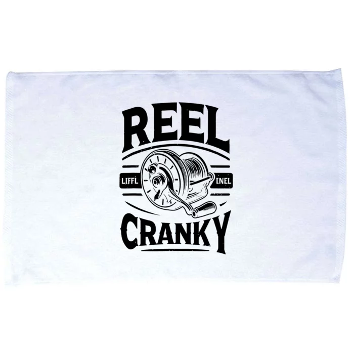 Crankbait Fishing Lure Cranky Funny Gift Ideas For Fishing Microfiber Hand Towel