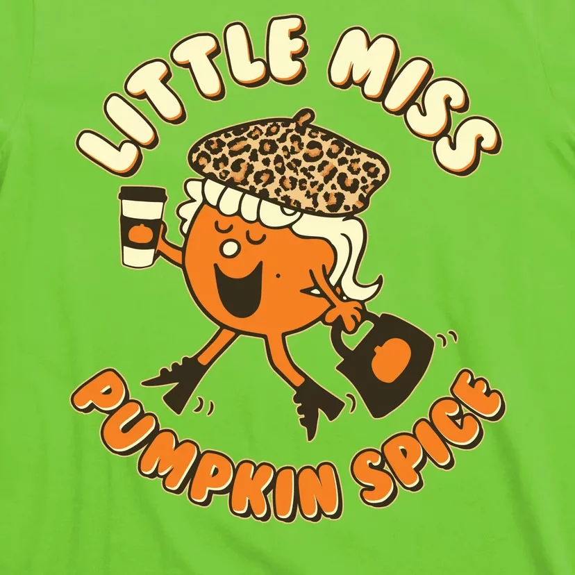 Cute Funny Little Miss Pumpkin Spice T-Shirt