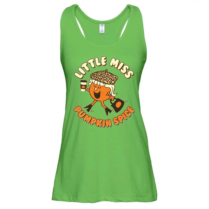 Cute Funny Little Miss Pumpkin Spice Ladies Essential Flowy Tank