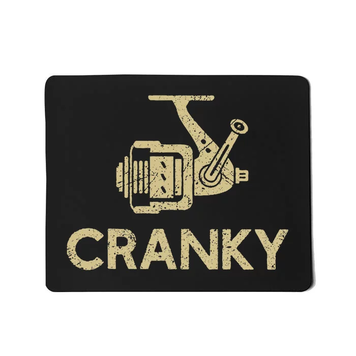 Crankbait Fishing Lure Cranky Funny Gift Ideas For Fishing Mousepad