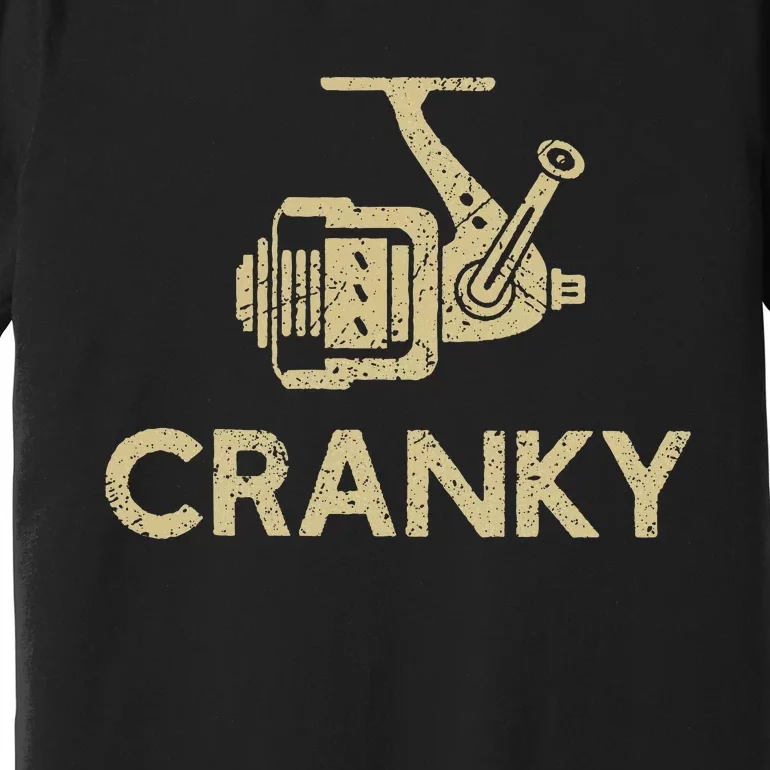 Crankbait Fishing Lure Cranky Funny Gift Ideas For Fishing Premium T-Shirt