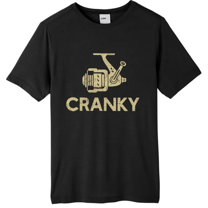 Crankbait Fishing Lure Cranky Funny Gift Ideas For Fishing ChromaSoft Performance T-Shirt