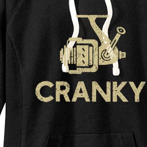 Crankbait Fishing Lure Cranky Funny Gift Ideas For Fishing Women's Fleece Hoodie