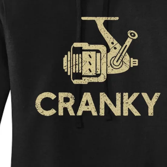 Crankbait Fishing Lure Cranky Funny Gift Ideas For Fishing Women's Pullover Hoodie