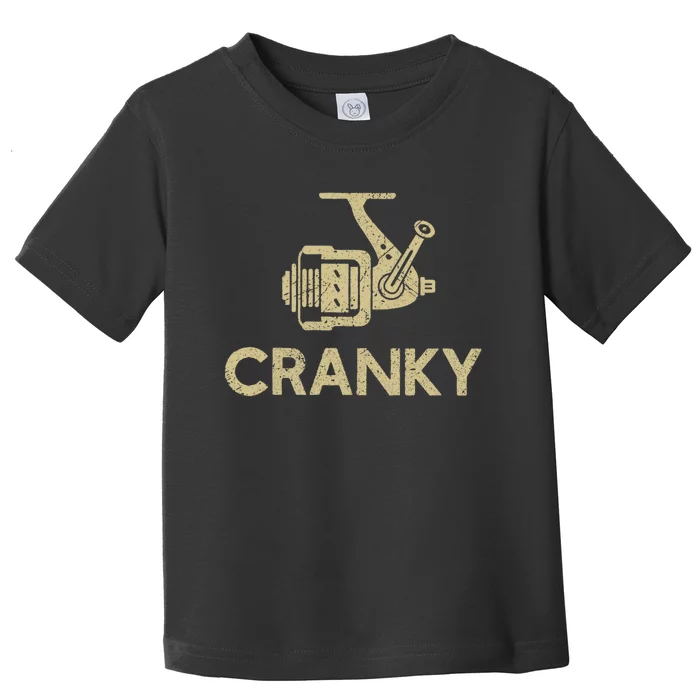 Crankbait Fishing Lure Cranky Funny Gift Ideas For Fishing Toddler T-Shirt