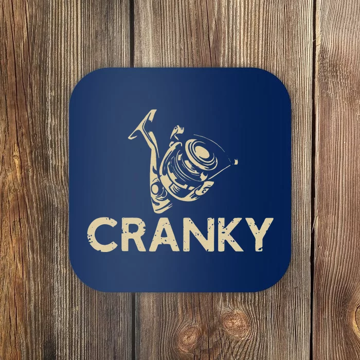 Crankbait Fishing Lure Cranky Funny Gift Ideas For Fishing Coaster