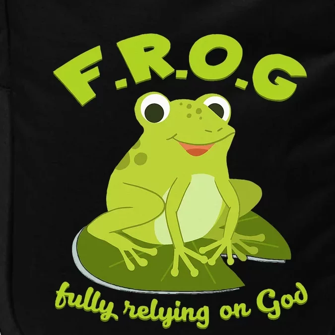 Christian Frog Lover Impact Tech Backpack