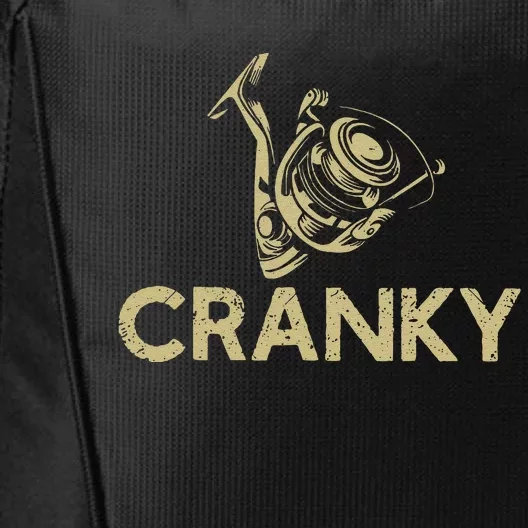 Crankbait Fishing Lure Cranky Funny Gift Ideas For Fishing City Backpack