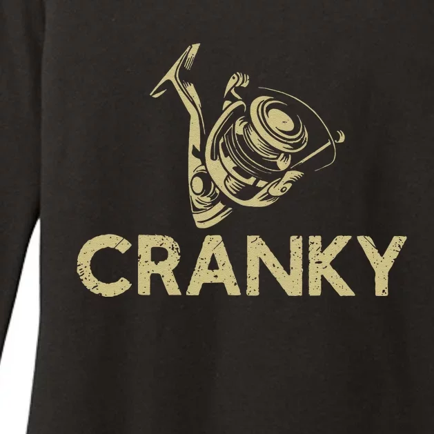 Crankbait Fishing Lure Cranky Funny Gift Ideas For Fishing Womens CVC Long Sleeve Shirt