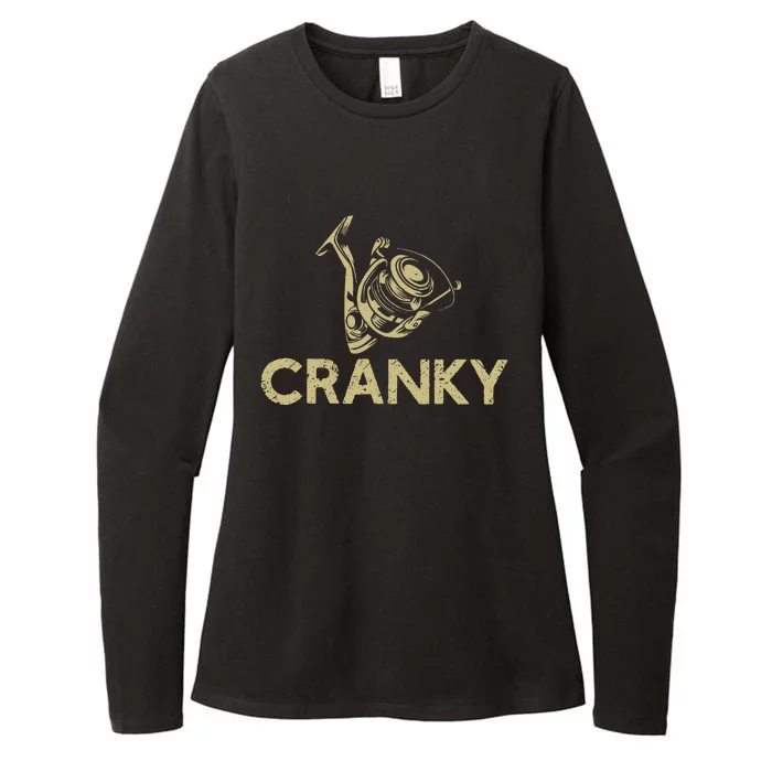 Crankbait Fishing Lure Cranky Funny Gift Ideas For Fishing Womens CVC Long Sleeve Shirt