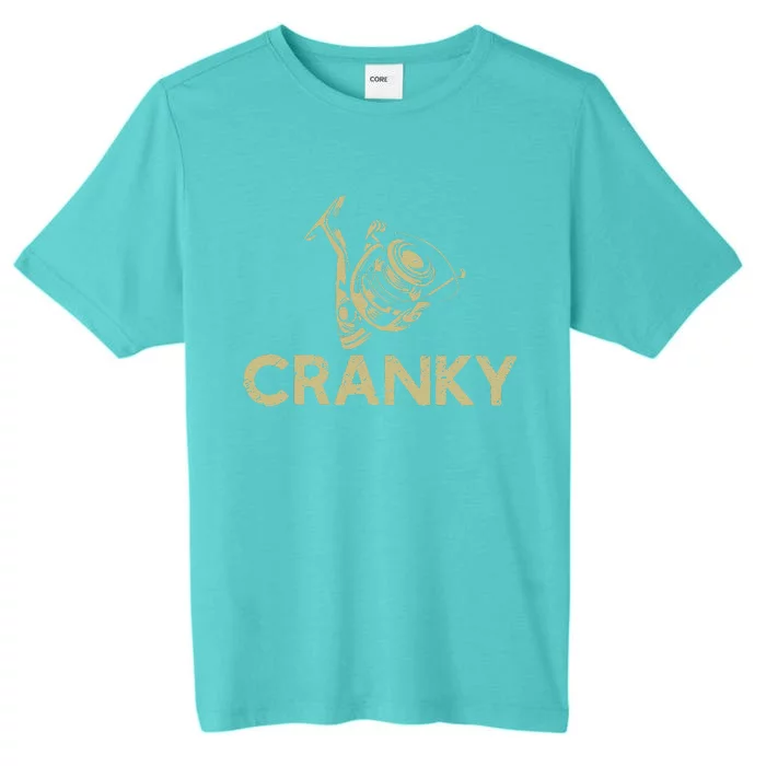 Crankbait Fishing Lure Cranky Funny Gift Ideas For Fishing ChromaSoft Performance T-Shirt