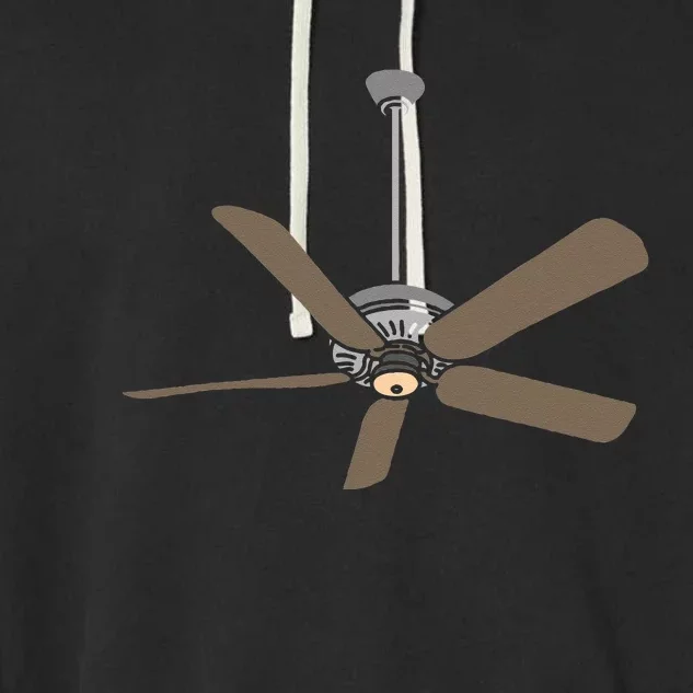 Ceiling Fan Lazy DIY Halloween Costume Funny Easy Garment-Dyed Fleece Hoodie