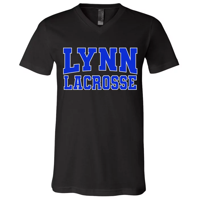 College Fever Lynn University Lacrosse V-Neck T-Shirt