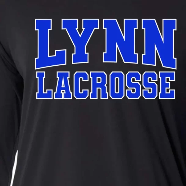 College Fever Lynn University Lacrosse Cooling Performance Long Sleeve Crew