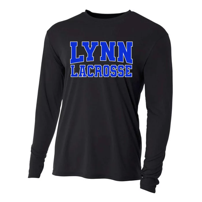 College Fever Lynn University Lacrosse Cooling Performance Long Sleeve Crew