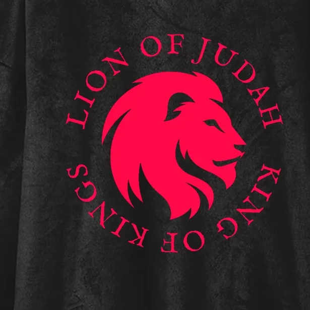 Christian Faith Lion Of Judah Gift Hooded Wearable Blanket