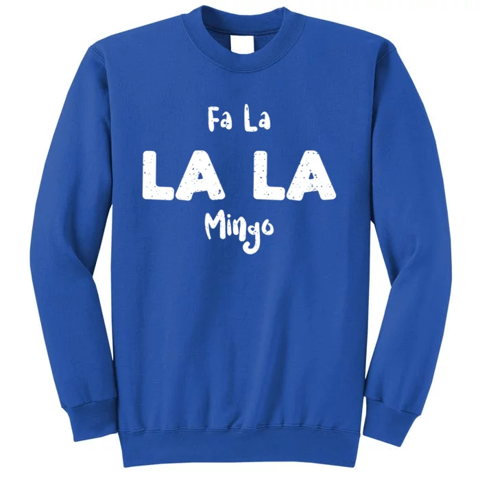 Christmas: Fa La La La Mingo Flamingo Sayings Gift Tall Sweatshirt