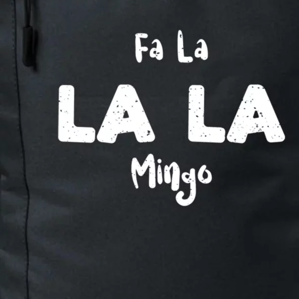 Christmas: Fa La La La Mingo Flamingo Sayings Gift Daily Commute Backpack