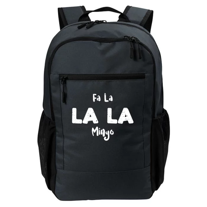 Christmas: Fa La La La Mingo Flamingo Sayings Gift Daily Commute Backpack