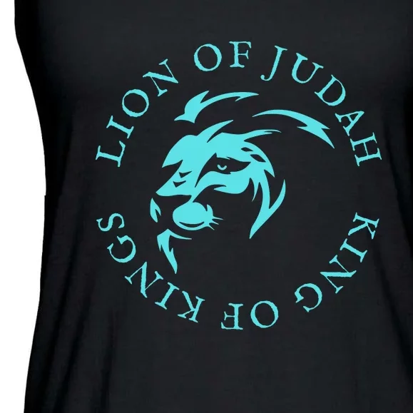 Christian Faith Lion Of Judah Gift Ladies Essential Flowy Tank