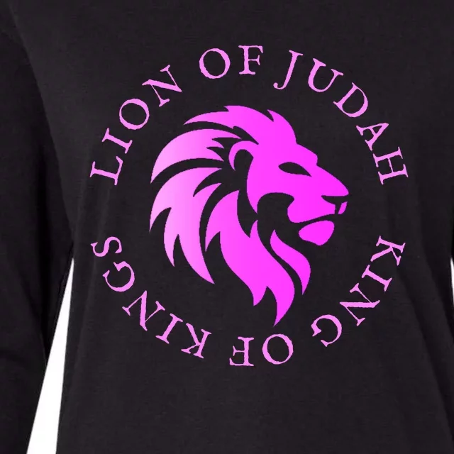 Christian Faith Lion Of Judah Gift Womens Cotton Relaxed Long Sleeve T-Shirt