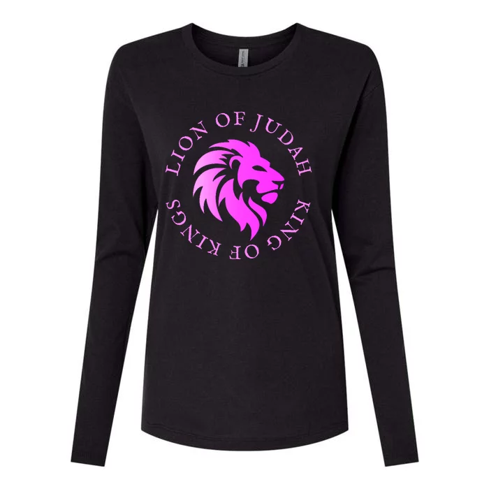 Christian Faith Lion Of Judah Gift Womens Cotton Relaxed Long Sleeve T-Shirt