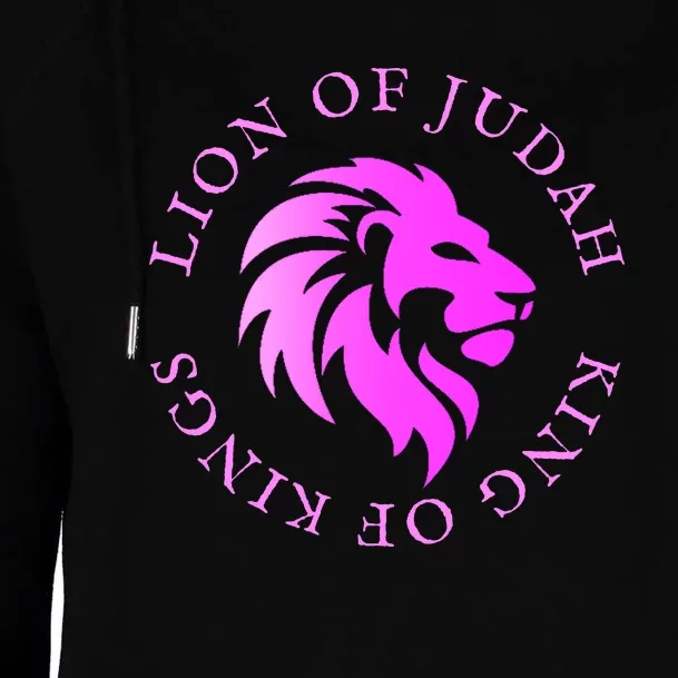 Christian Faith Lion Of Judah Gift Womens Funnel Neck Pullover Hood