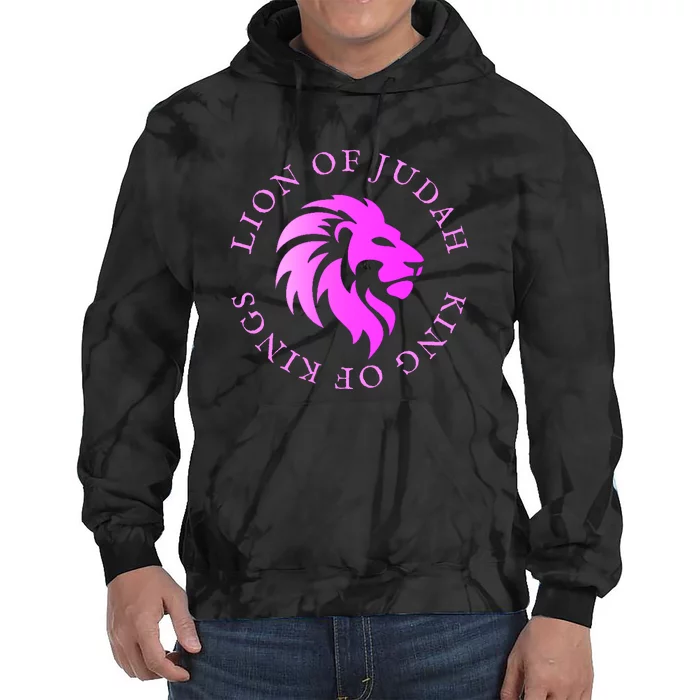 Christian Faith Lion Of Judah Gift Tie Dye Hoodie