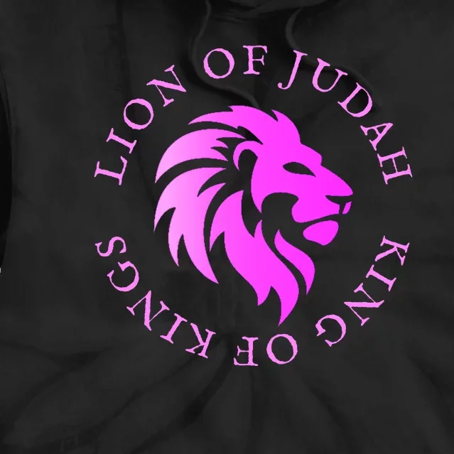 Christian Faith Lion Of Judah Gift Tie Dye Hoodie