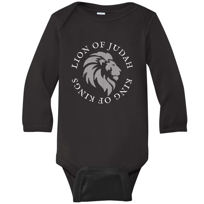 Christian Faith Lion Of Judah Gift Baby Long Sleeve Bodysuit