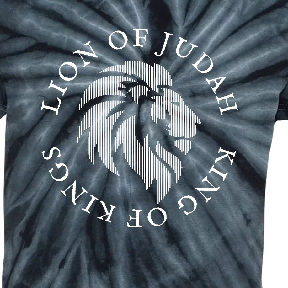 Christian Faith Lion Of Judah Gift Kids Tie-Dye T-Shirt