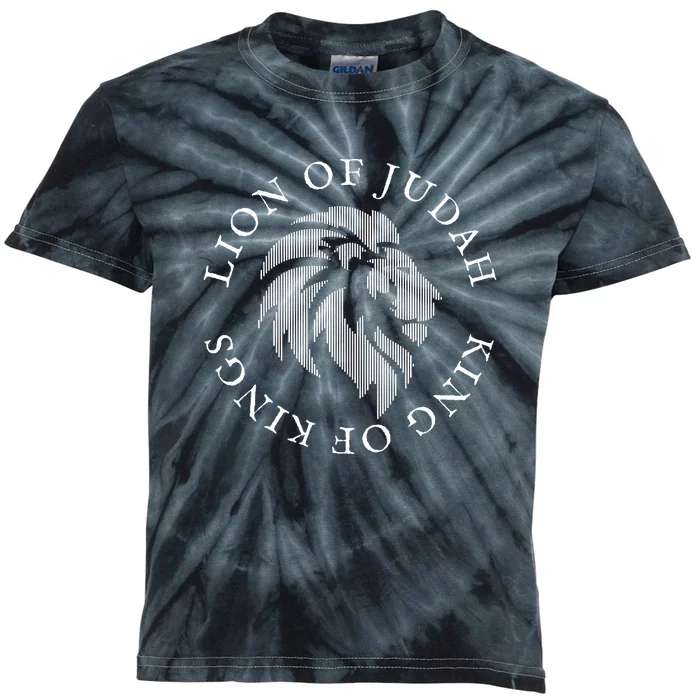 Christian Faith Lion Of Judah Gift Kids Tie-Dye T-Shirt