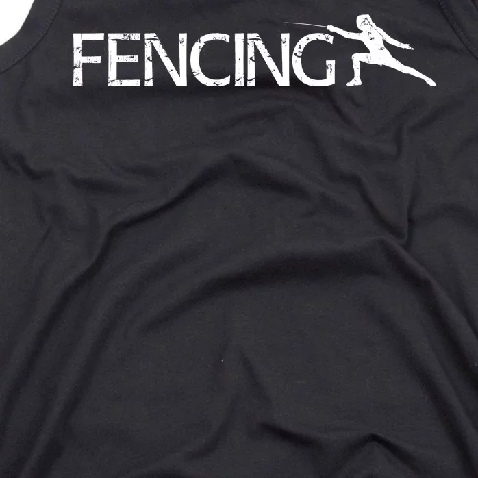 Cute Fencing Logo Tank Top