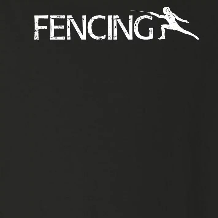 Cute Fencing Logo Toddler Long Sleeve Shirt