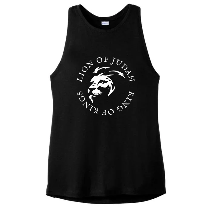 Christian Faith Lion Of Judah Gift Ladies Tri-Blend Wicking Tank