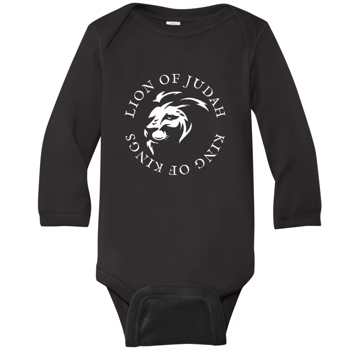 Christian Faith Lion Of Judah Gift Baby Long Sleeve Bodysuit