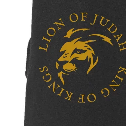 Christian Faith Lion Of Judah Gift Doggie 3-End Fleece Hoodie